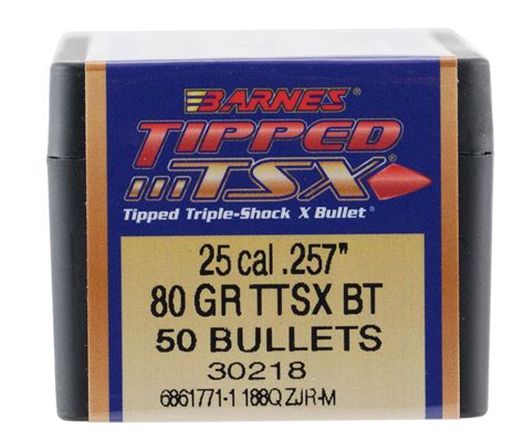 <b>257</b> / <b>257</b> 100 Grain Tipped Triple-Shock X Boat Tail <b>Bullet</b> (50. . Barnes ttsx 257 bullets